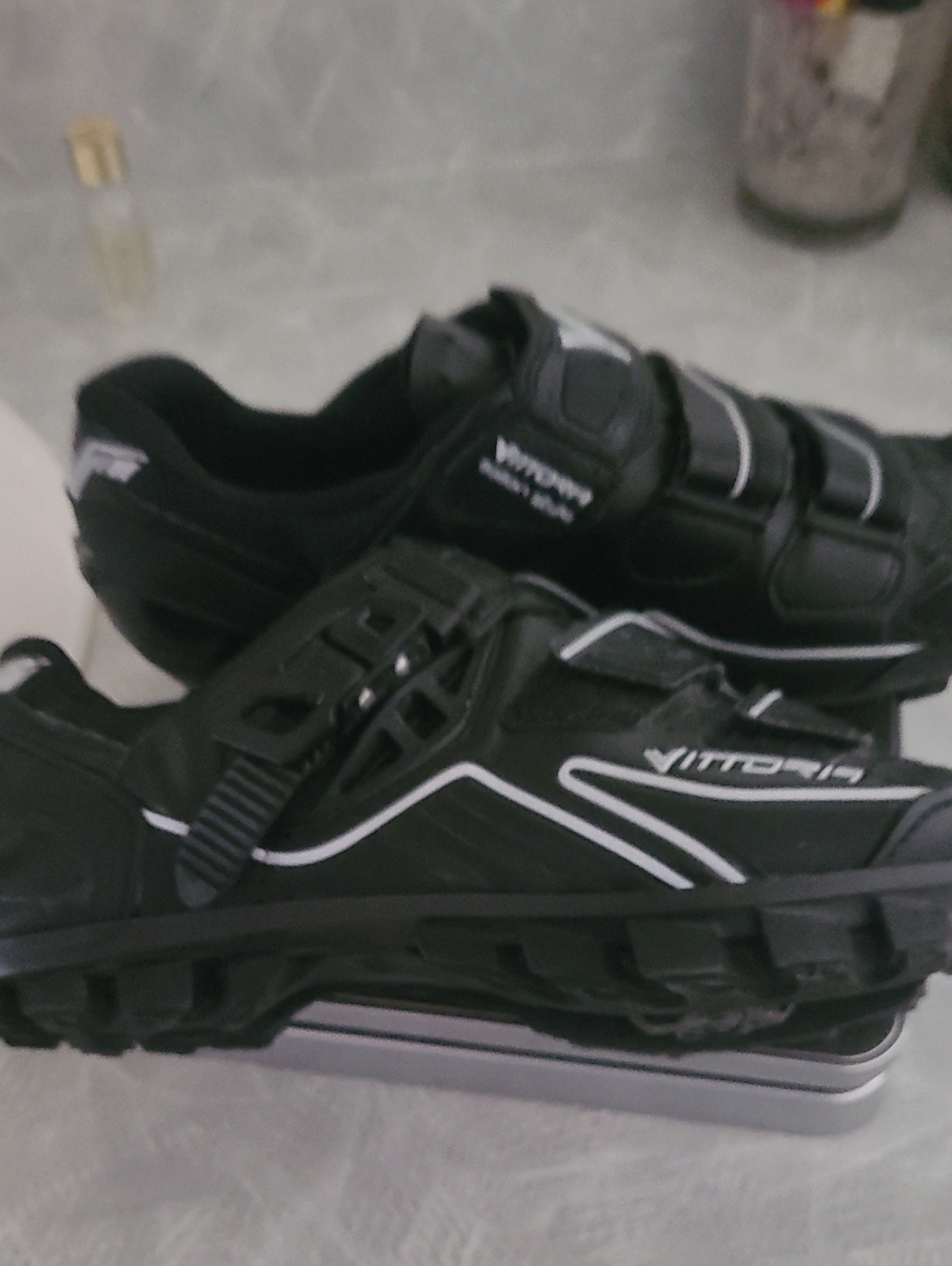 Womens Black Cycling Shoes